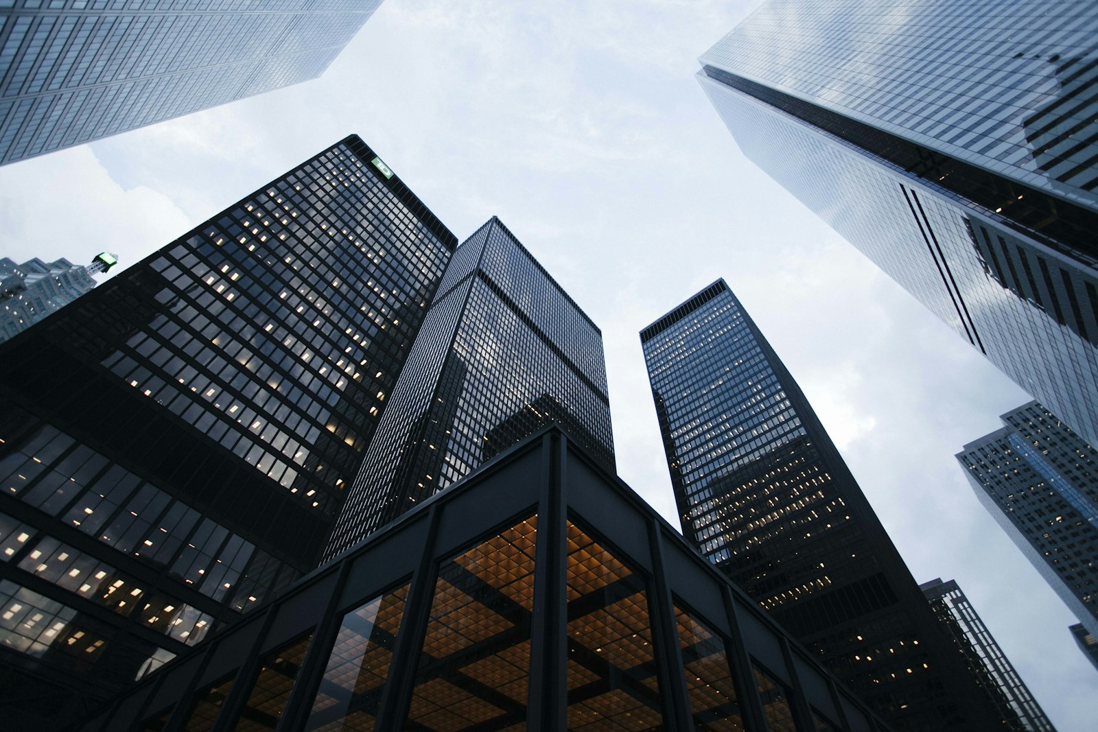 High-rise office buildings representing major development projects